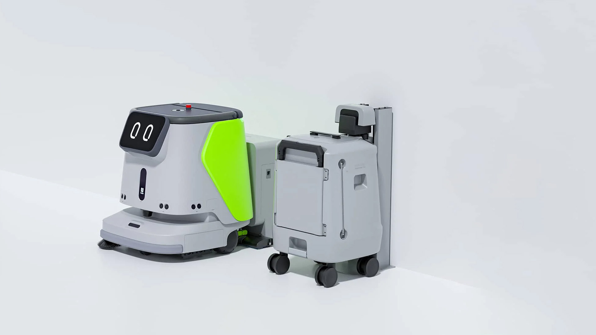 PUDU CC1 Reinigungsroboter mit Station